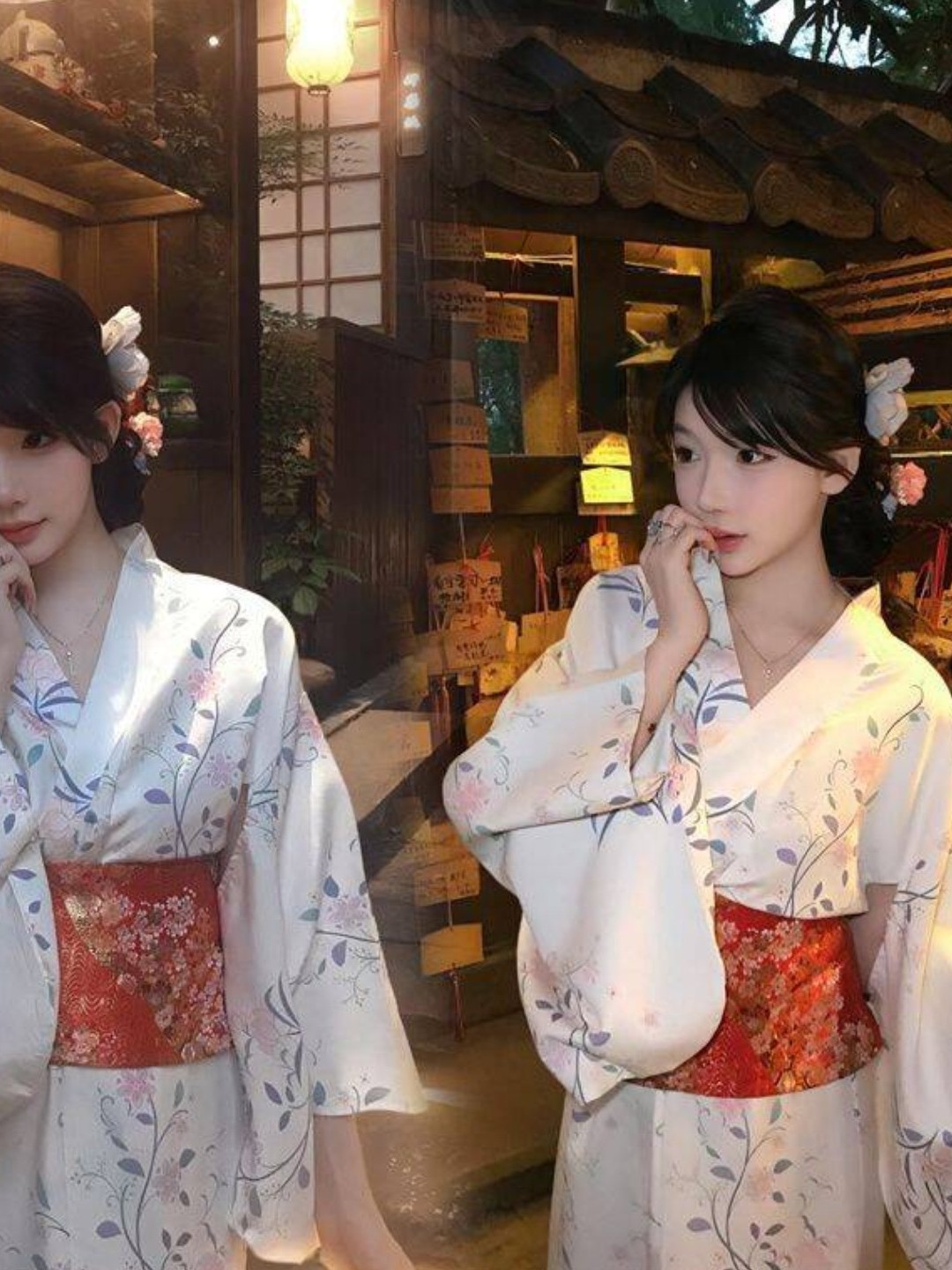 Photography Year - Bata de Baño Estilo Kimono Japonés