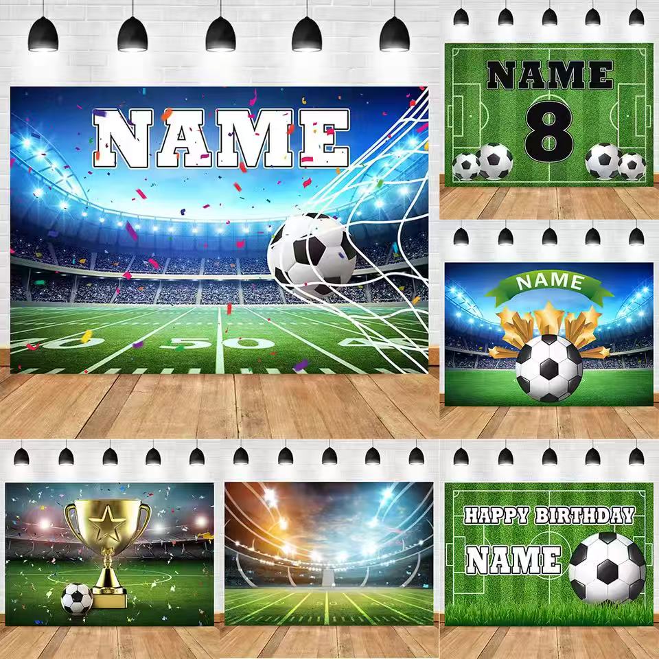 Photography Awards - Fondo de fútbol personalizado con nombre