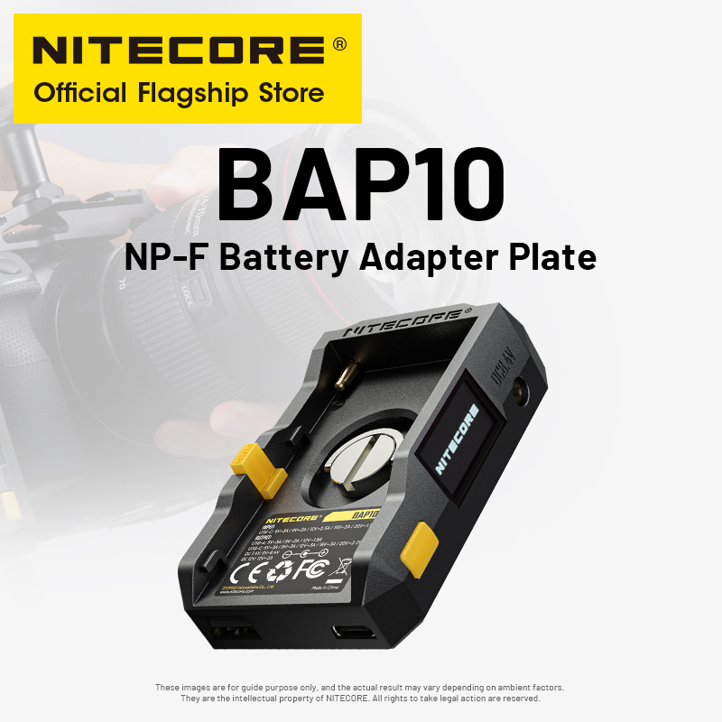 Photography Unit - Placa adaptadora de batería NITECORE BAP10