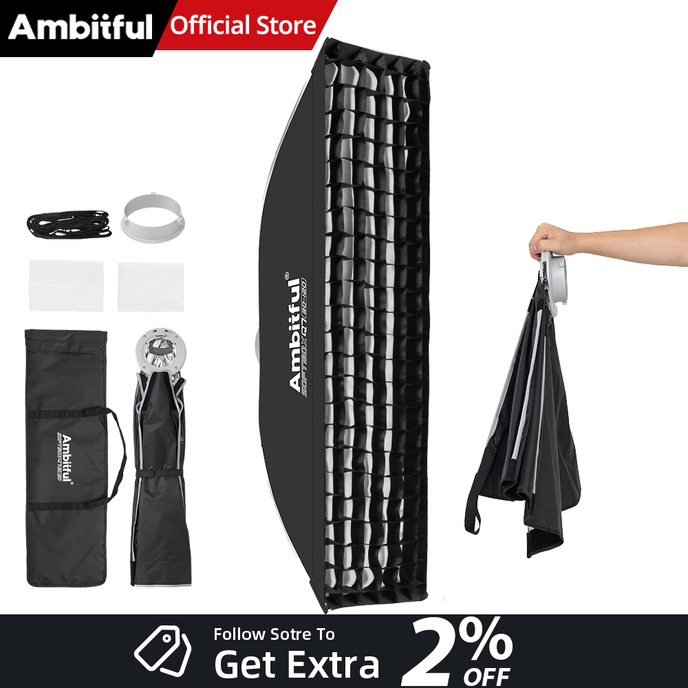 Photography Darkroom - AMBITFUL Q7-II 30*120cm Softbox tipo strip