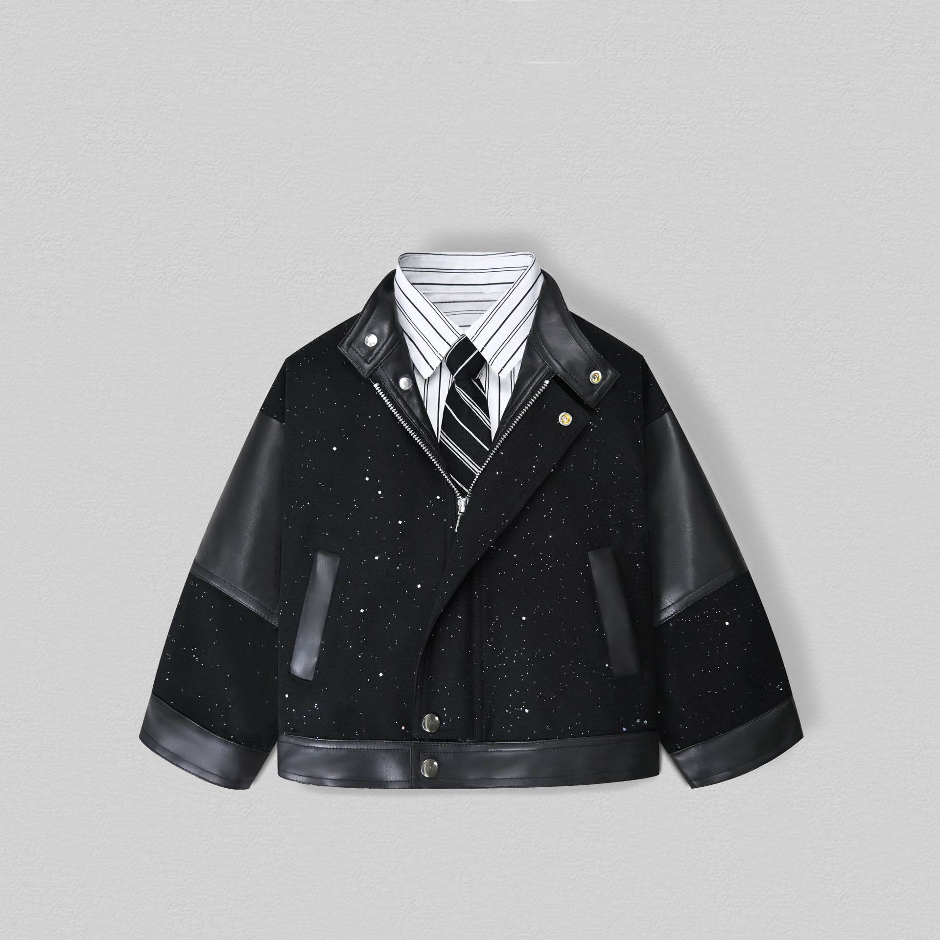 Chaqueta de cuero Pu brillante - Photography Year reseña y precio