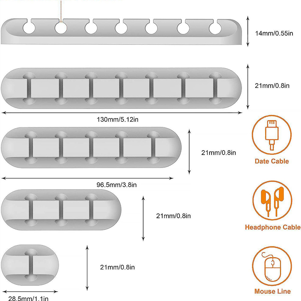 Organizador de cables de silic - Tethering Cable Usb reseña y precio