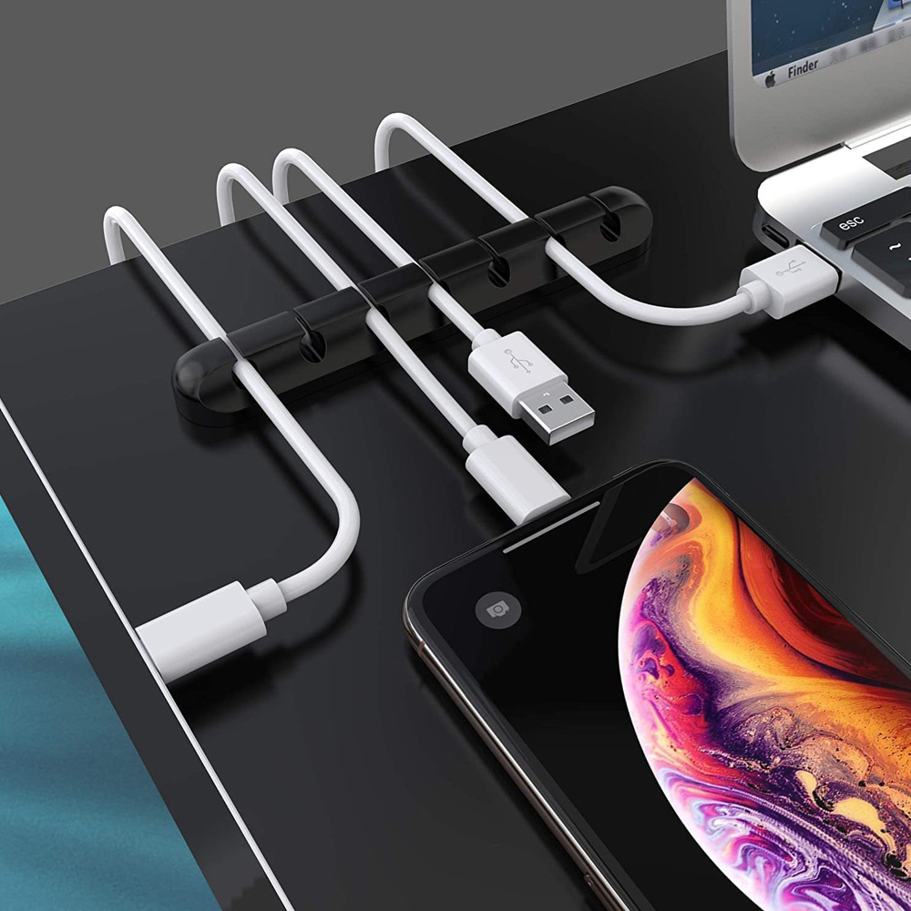 Organizador de cables de silic - Tethering Cable Usb reseña y precio