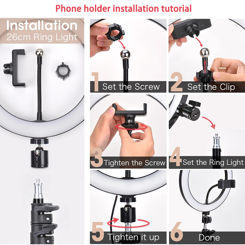 Luz de video LED de 16/26/33 c - Photography Darkroom reseña y precio