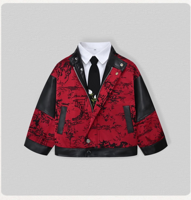 Chaqueta de cuero Pu con borda - Photography Year reseña y precio