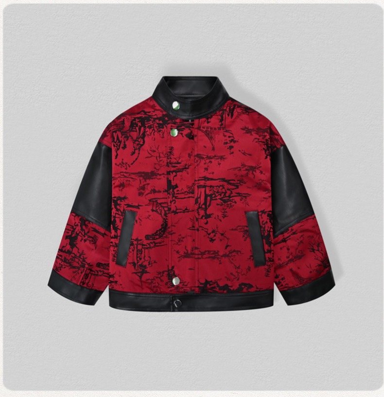 Chaqueta de cuero Pu con borda - Photography Year reseña y precio