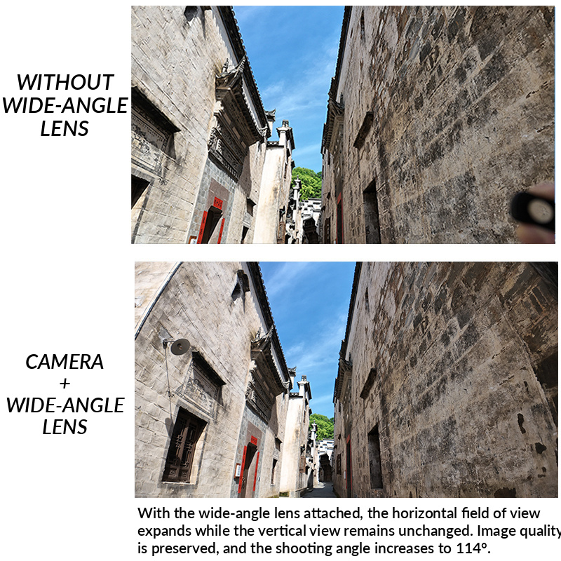 114 °   Lente Gran Angular 0.7 - Photography Urban reseña y precio