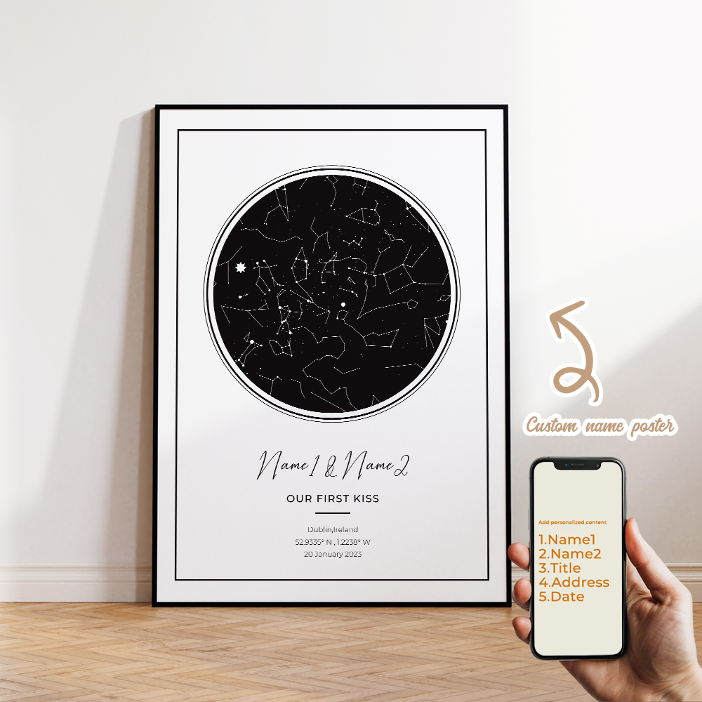 Mapa de estrella de cielo noct - Photography Style reseña y precio